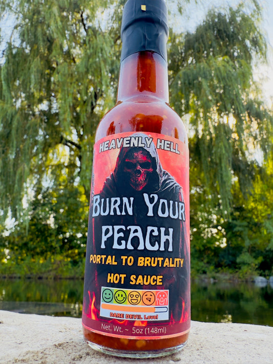 Burn Your Peach – Portal to Brutality Hot Sauce