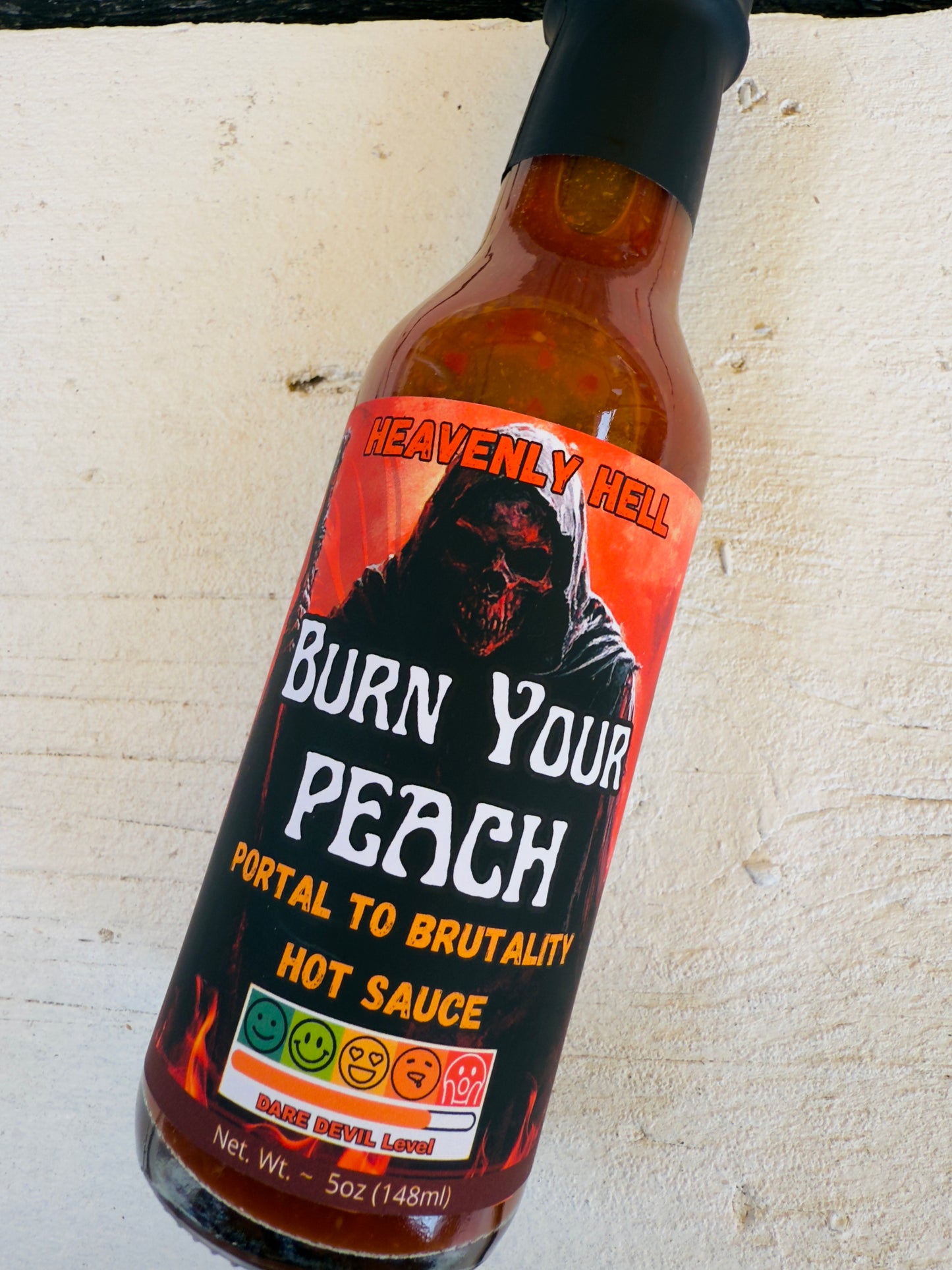 Burn Your Peach – Portal to Brutality Hot Sauce