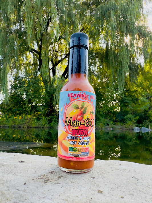 Man-GO BURN Sweet n Spicy Hot Sauce