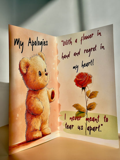 Bear-ing My Apologies Card