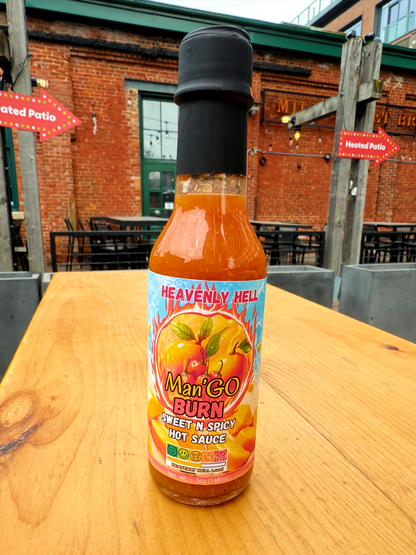 Man-GO BURN Sweet n Spicy Hot Sauce